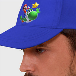 Бейсболка Mario&Yoshi, цвет: синий — фото 2