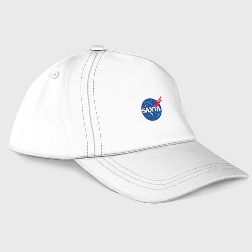 Бейсболка S A N T A NASA / Белый – фото 1