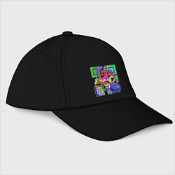 Бейсболка Color QR, цвет: черный
