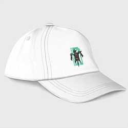Бейсболка Монстр пугало, цвет: белый