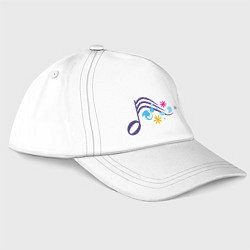 Бейсболка FreeDom On-Line World без надписи, цвет: белый