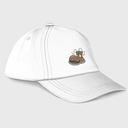 Бейсболка Злой Башмак, цвет: белый