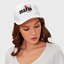 Бейсболка Мафия - кепка, цвет: белый — фото 2
