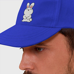Бейсболка Cute Rabbit, цвет: синий — фото 2