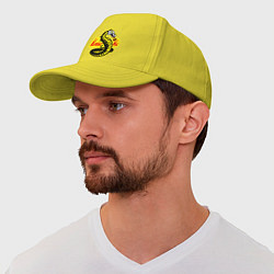 Бейсболка Mortal Kai, цвет: желтый — фото 2