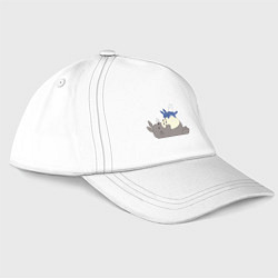 Бейсболка Тоторо спит, цвет: белый