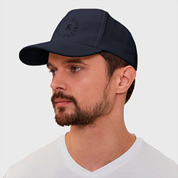 Бейсболка RAVENstvo: круговая надпись - K, цвет: тёмно-синий — фото 2