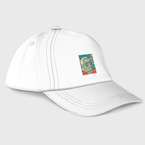 Бейсболка Stan Lee bang / Белый – фото 1