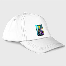 Бейсболка Крутой чувак Барт Симпсон, цвет: белый