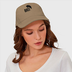 Бейсболка Олег и медведь, цвет: миндальный — фото 2