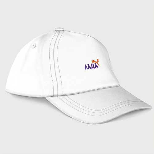 Бейсболка Лада и лиса / Белый – фото 1