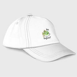 Бейсболка Вы УхуЕли, цвет: белый