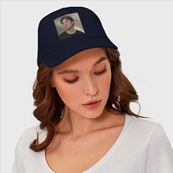 Бейсболка Пустой взгляд Киллиана, цвет: тёмно-синий — фото 2