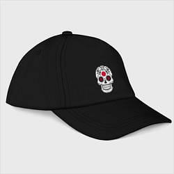 Бейсболка Japan skull, цвет: черный