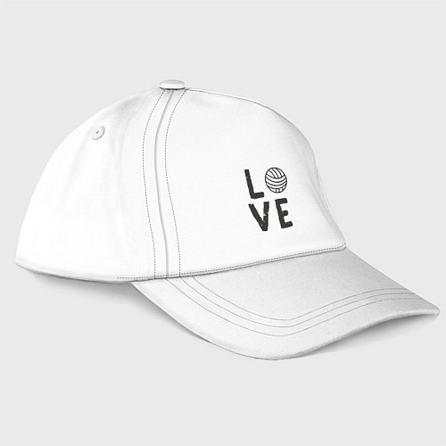Бейсболка Lover volleyball / Белый – фото 1