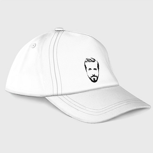 Бейсболка Гослинг / Белый – фото 1