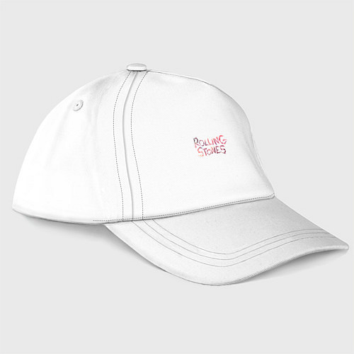 Бейсболка The Rolling Stones - logo / Белый – фото 1