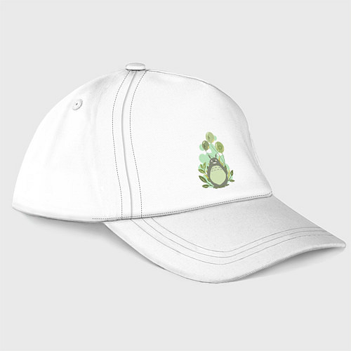 Бейсболка Green Totoro / Белый – фото 1
