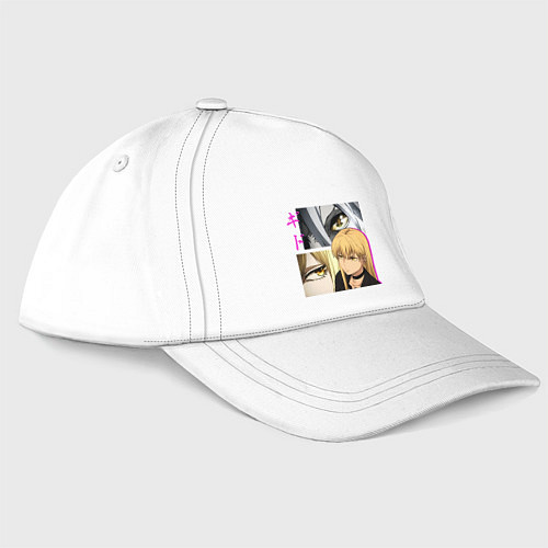 Бейсболка Путеводитель - Ведьма и чудовище / Белый – фото 1