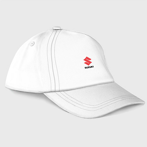Бейсболка Suzuki brend auto / Белый – фото 1