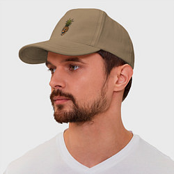 Бейсболка Ананасовая голова, цвет: миндальный — фото 2