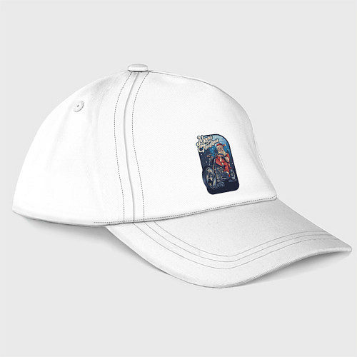 Бейсболка Santa Biker / Белый – фото 1