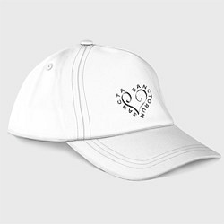 Бейсболка Святая святых, цвет: белый