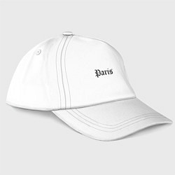 Бейсболка Paris - France, цвет: белый