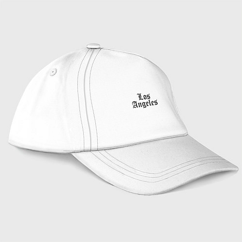 Бейсболка Los Angeles - California USA / Белый – фото 1