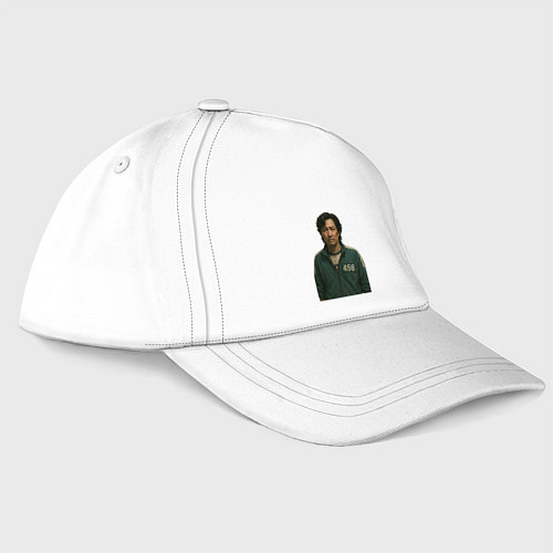 Бейсболка Грустный игрок 456 / Белый – фото 1