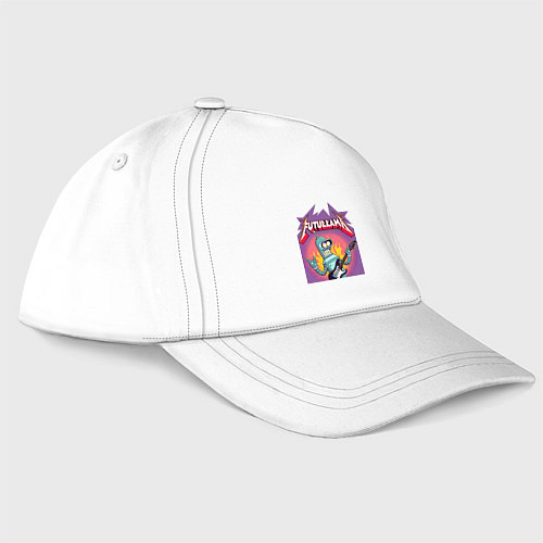 Бейсболка Bender is the thrash metal guitarist of the band F / Белый – фото 1