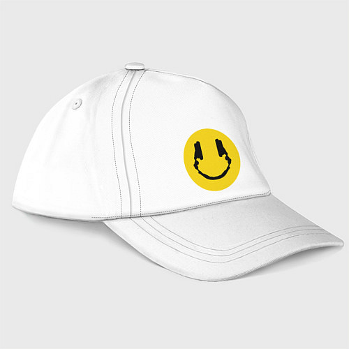 Бейсболка Smile Music / Белый – фото 1