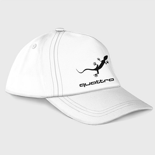 Бейсболка Audi quattro / Белый – фото 1