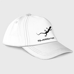 Бейсболка Audi quattro, цвет: белый