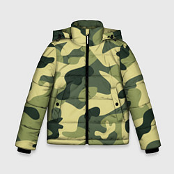 Зимняя куртка для мальчика Камуфляж: зеленый/хаки