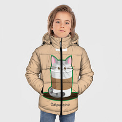 Куртка зимняя для мальчика Catpuccino, цвет: 3D-черный — фото 2