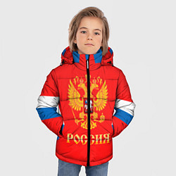 Куртка зимняя для мальчика Сборная РФ: домашняя форма, цвет: 3D-черный — фото 2