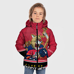 Куртка зимняя для мальчика Florida Panthers, цвет: 3D-красный — фото 2