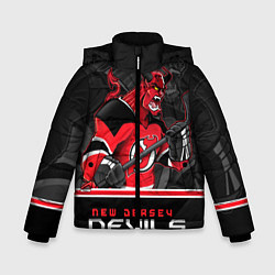 Куртка зимняя для мальчика New Jersey Devils, цвет: 3D-красный