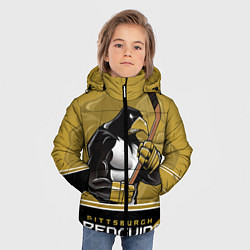 Куртка зимняя для мальчика Pittsburgh Penguins, цвет: 3D-черный — фото 2