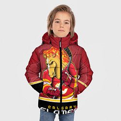 Куртка зимняя для мальчика Calgary Flames, цвет: 3D-светло-серый — фото 2