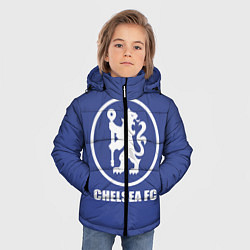 Куртка зимняя для мальчика Chelsea FC, цвет: 3D-светло-серый — фото 2