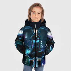 Куртка зимняя для мальчика Hatsune Miku, цвет: 3D-черный — фото 2