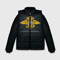 Куртка зимняя для мальчика Полиция Российской Федерации, цвет: 3D-черный