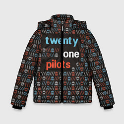Куртка зимняя для мальчика Twenty One Pilots, цвет: 3D-черный