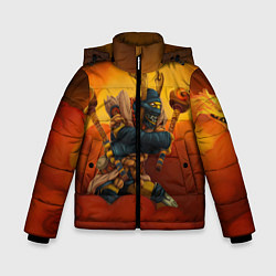 Куртка зимняя для мальчика Шадоу Шаман, цвет: 3D-красный