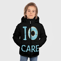Куртка зимняя для мальчика I Donut care, цвет: 3D-светло-серый — фото 2