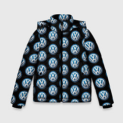 Куртка зимняя для мальчика Volkswagen, цвет: 3D-черный