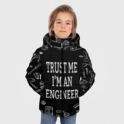 Куртка зимняя для мальчика Строитель 13, цвет: 3D-черный — фото 2