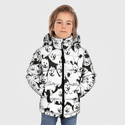 Куртка зимняя для мальчика Undertale Annoying dog, цвет: 3D-черный — фото 2